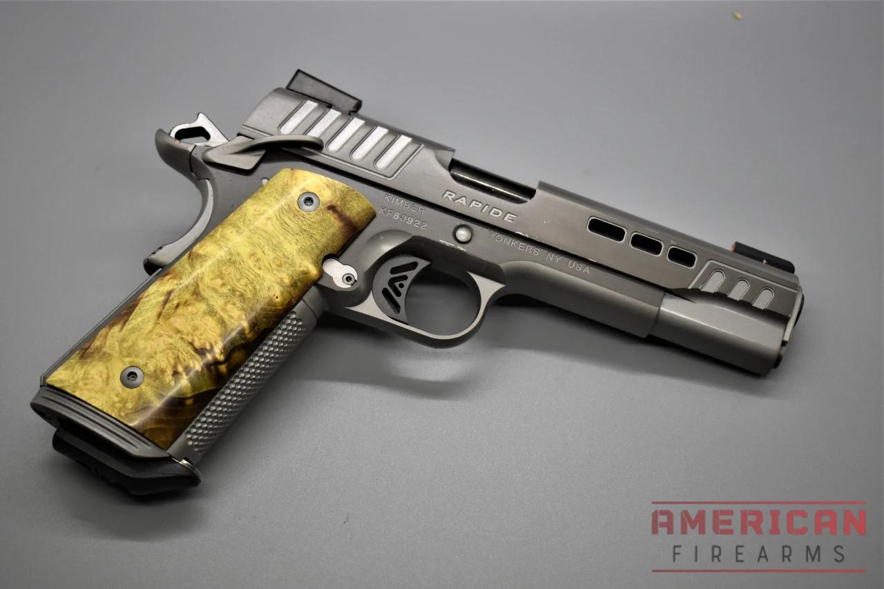 The Rapide is available in 9mm, 10mm, or .45ACP so you're not hemmed in by convention.