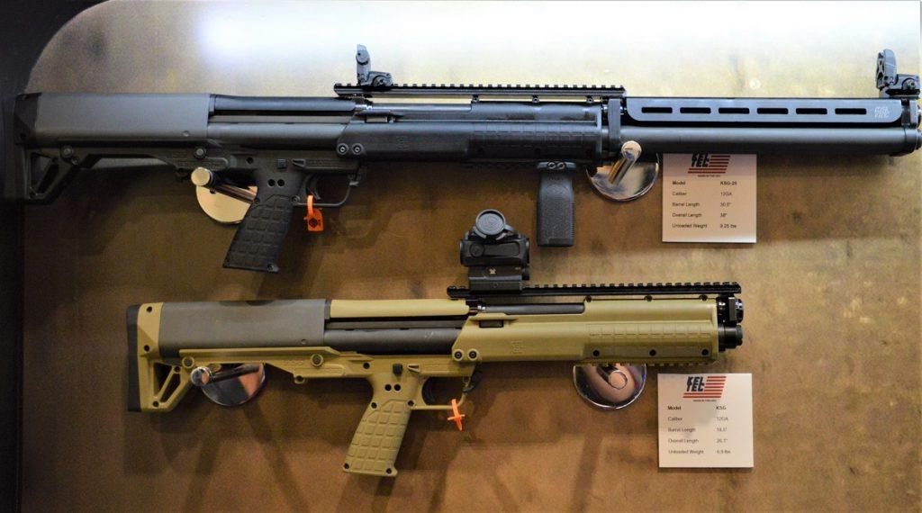 The KelTec KSG at a recent SHOT show