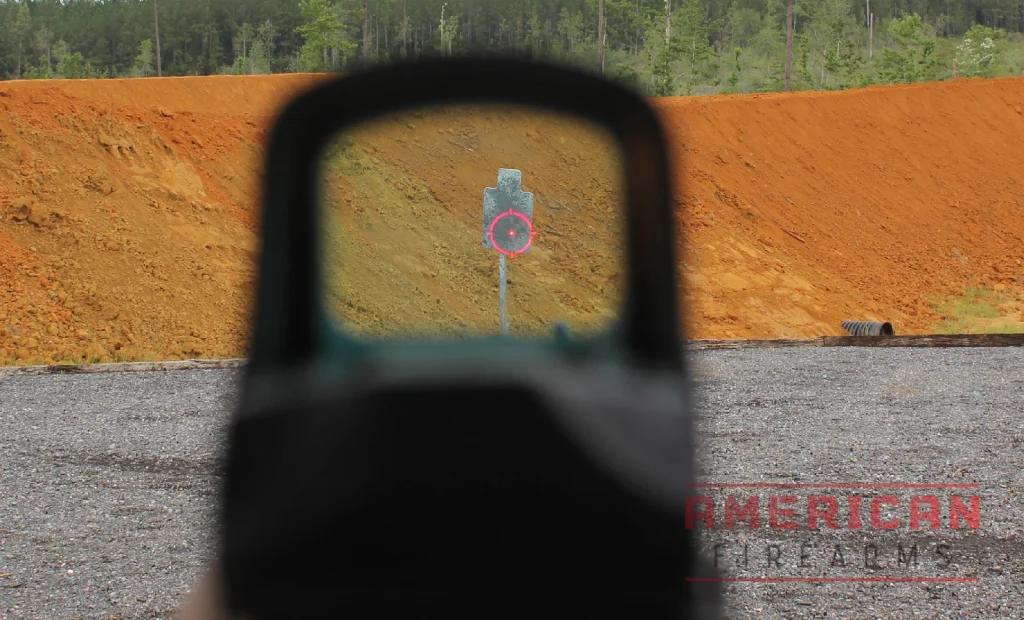 Optics sped target acquisition -- often enabling you to keep both eyes open
