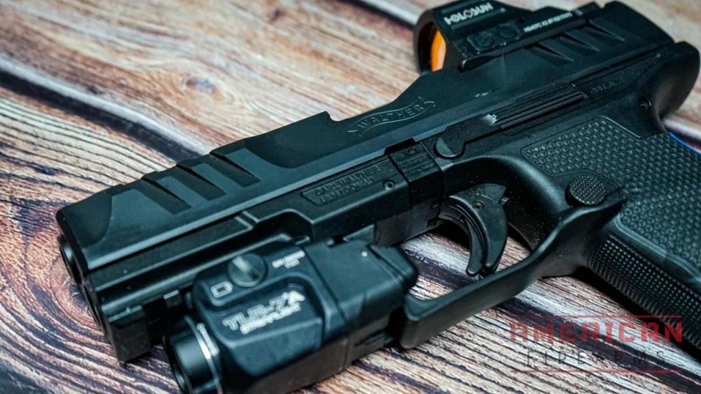 Polymer, ambidextrous controls & the PDP's massive "Superterrain Slide Serrations"