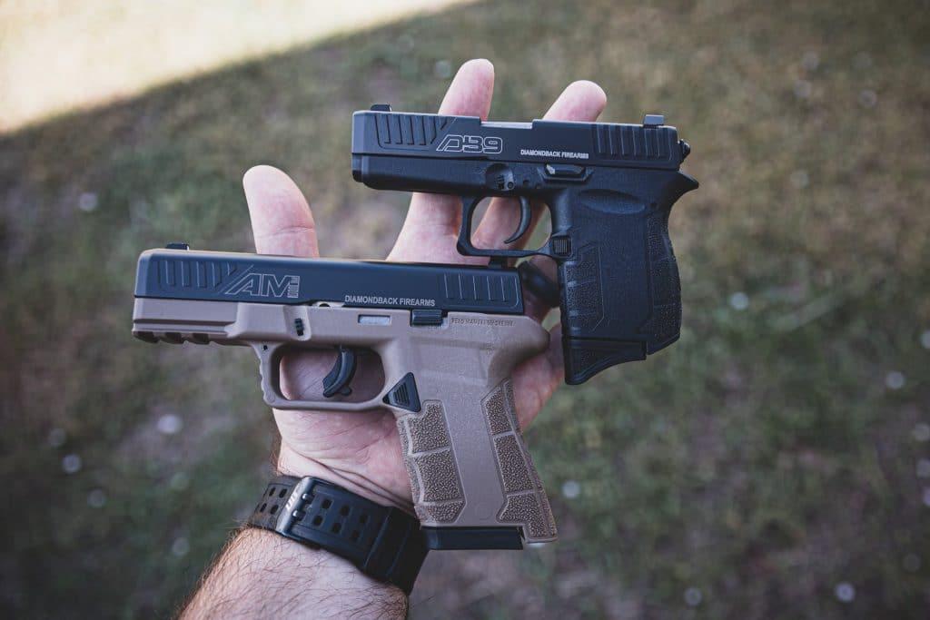 Diamondback AM2 compact compared to the Diamondback DB9 Gen 4 subcompact