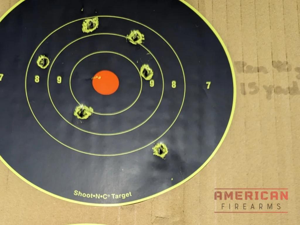 Ruger Wrangler at 15 yards