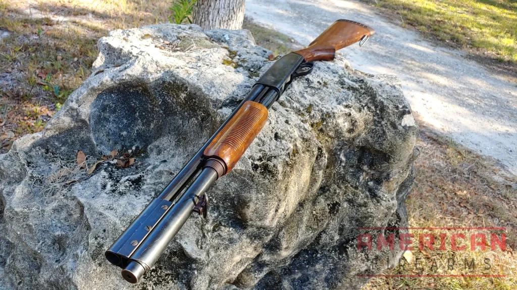 A 12-gauge Remington 870 Wingmaster with Walnut Furniture