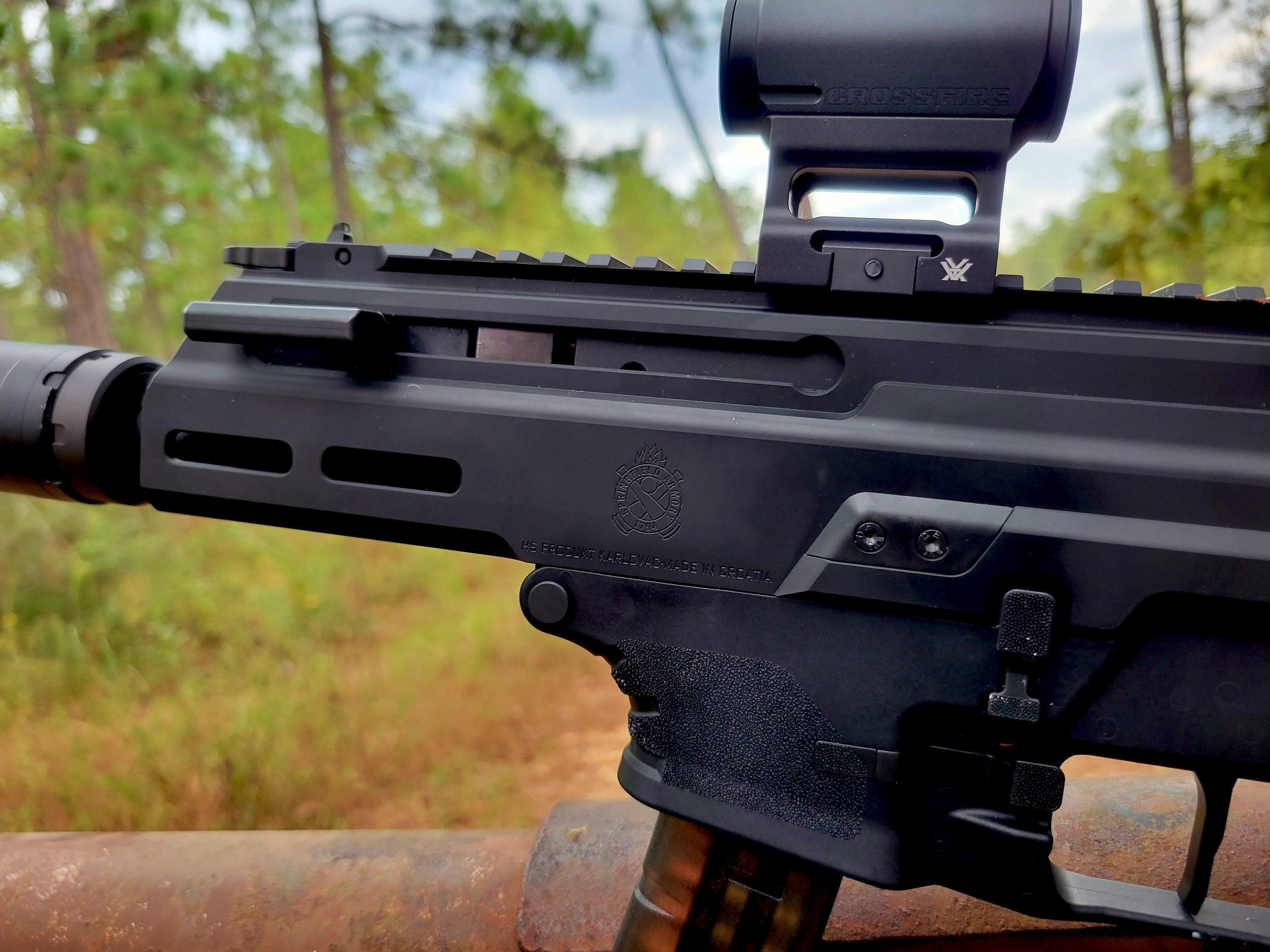 Absent gloves, shifting your support hand rearward toward the magazine well can help with a hot handguard.
