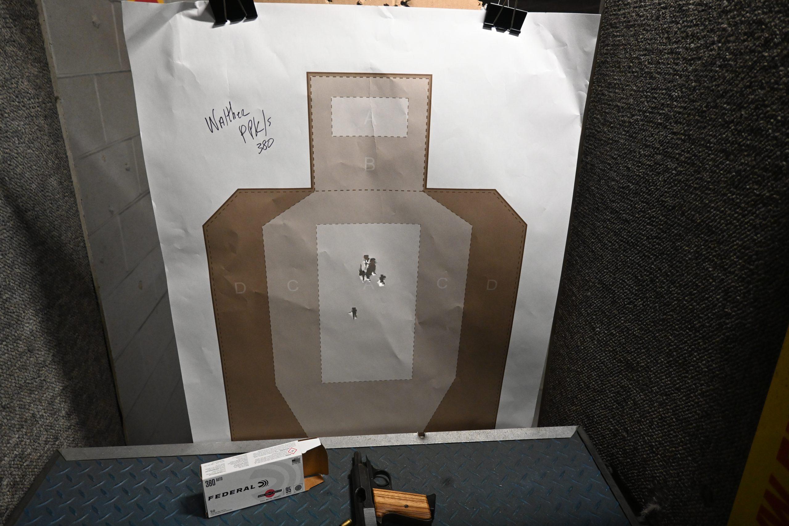Walther PPK range testing
