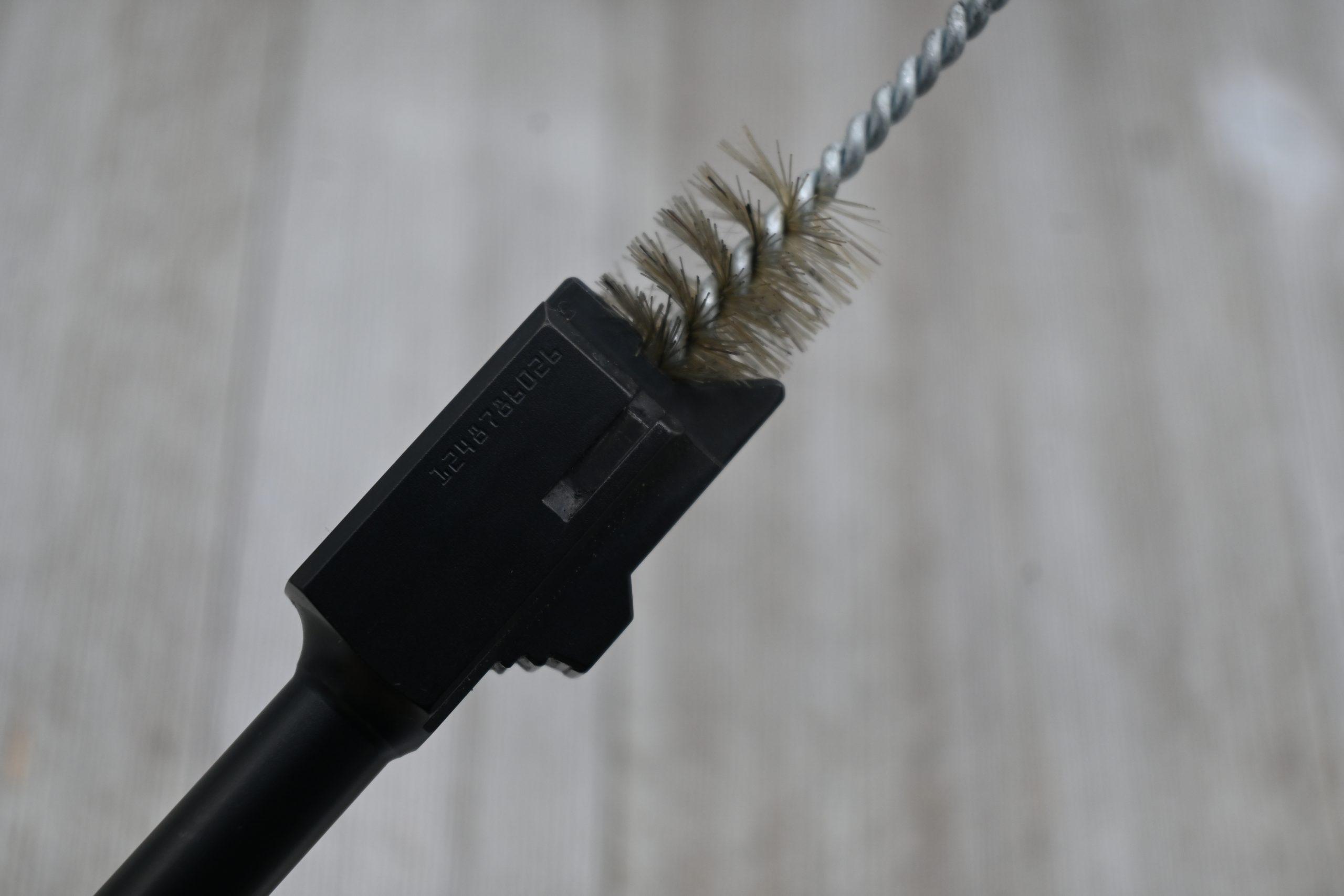 The pistol ships with a nylon cleaning rod.