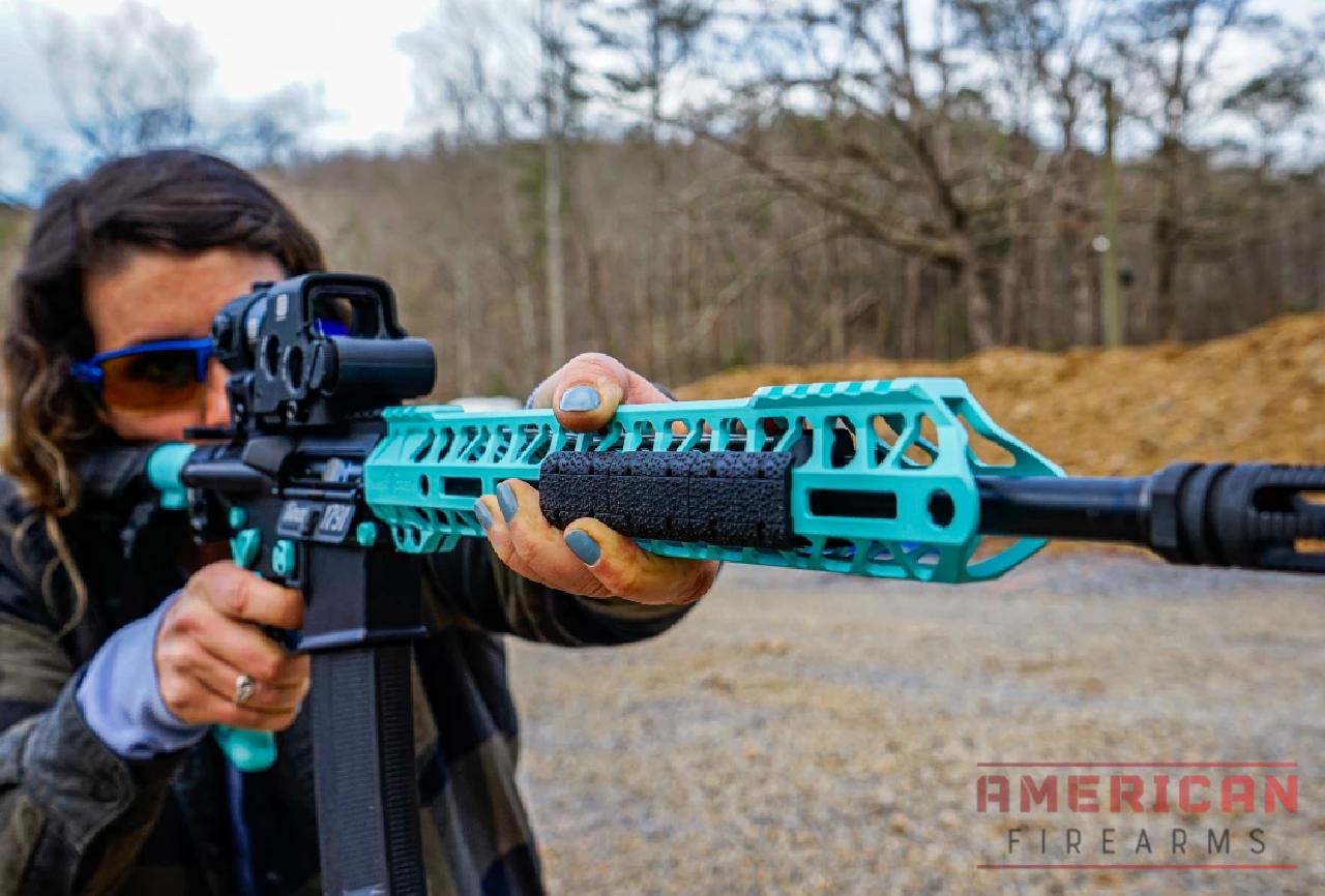 While this optic is built for close-quarter engagement, it can give you an aiming point out to 200 or 500 yards, depending on the reticle you choose.