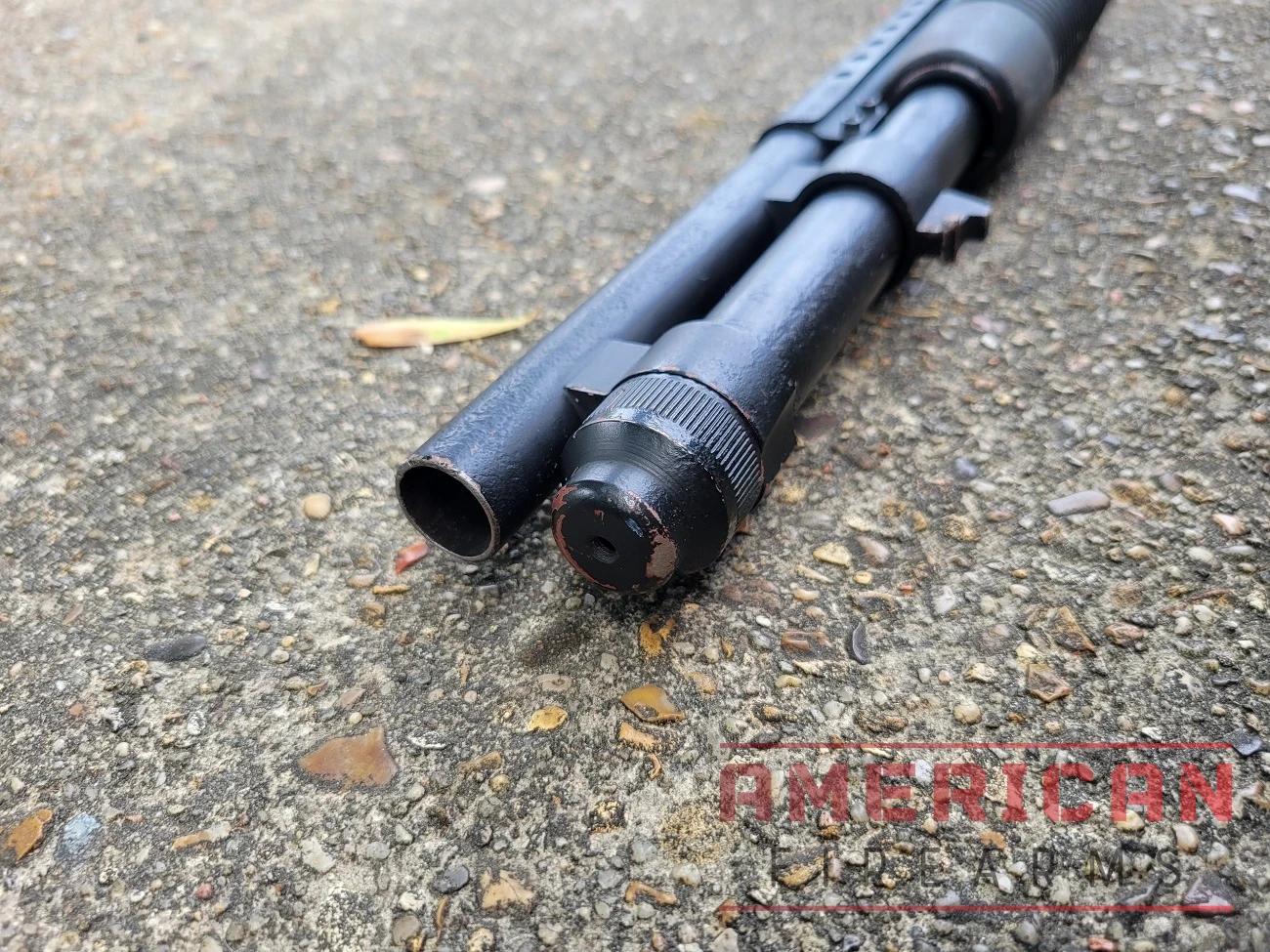 This "clean out" magazine cap system makes it easy to clean the tube or add a magazine extension to increase capacity.