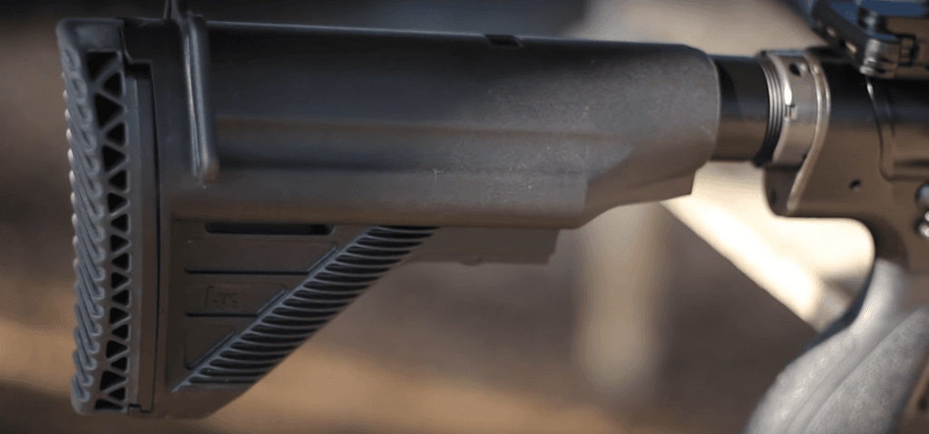 The fat buttpad coupled with the short-stroke piston make the HK an easy-shooting .308.