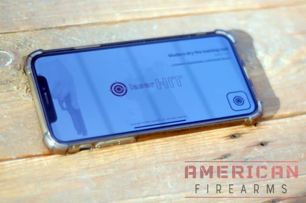 Interesting the LaserHIT app uses a landscape orientation.