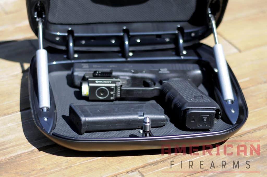 A single pistol safe is sufficent for 90% of your nightstand home protection needs.