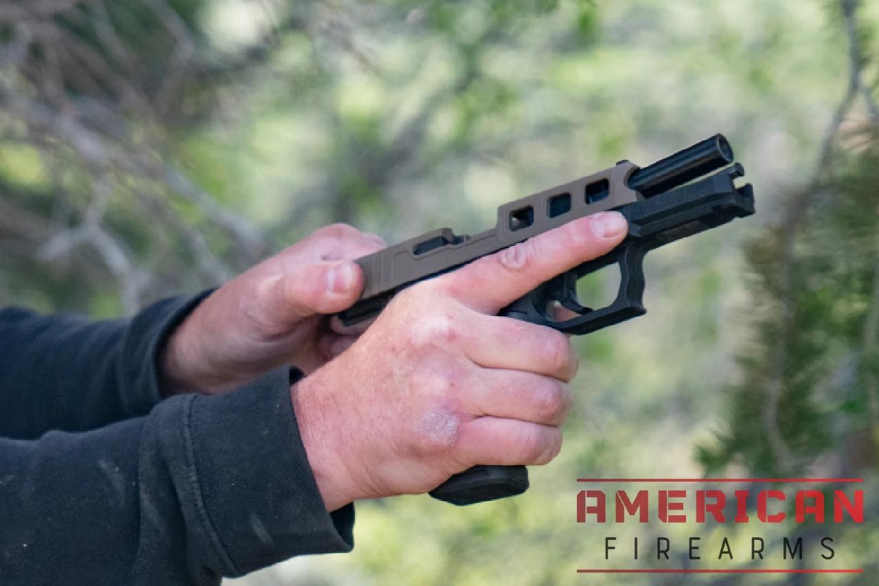 Racking the slide had more spring tension than I was expecting.