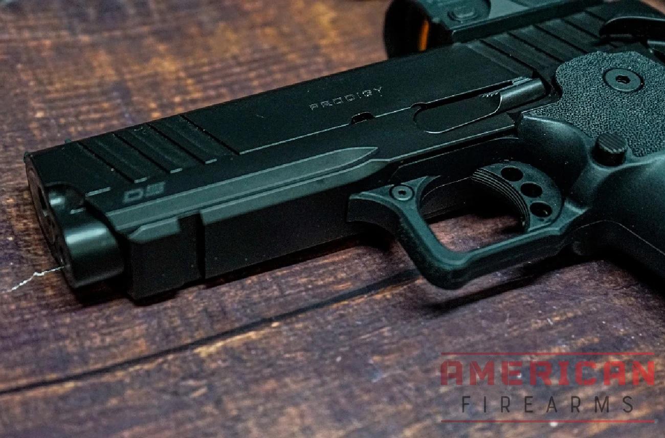 The Prodigy gives you a nice big rail for lights and lasers.