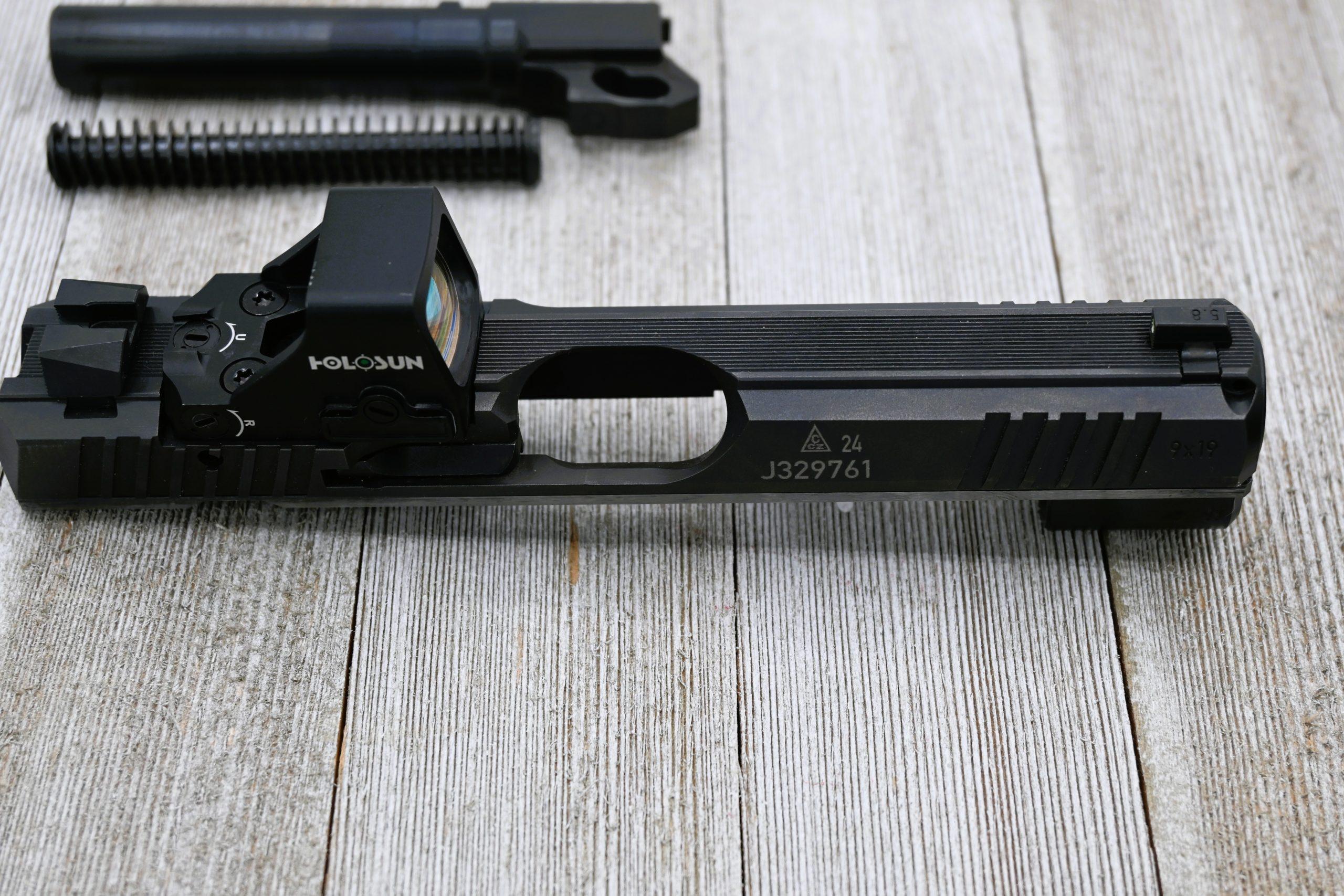 The Shadow 2 Carry features a fat slide with direct MRD mount.