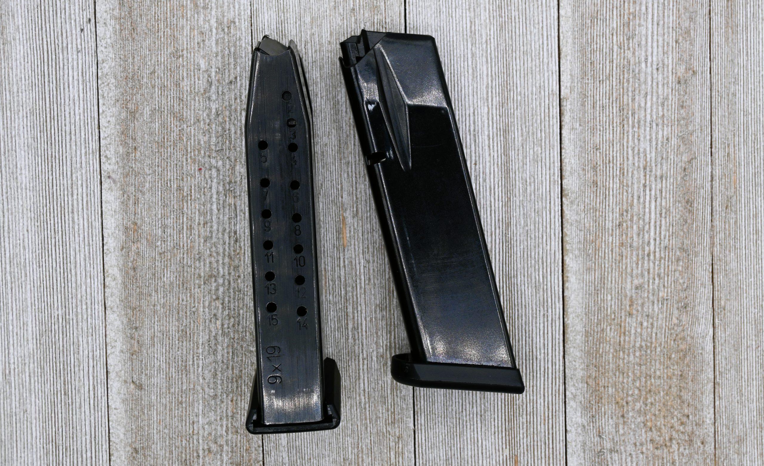 The CZ Shadow 2 Carry uses standard CZ 75-pattern mags