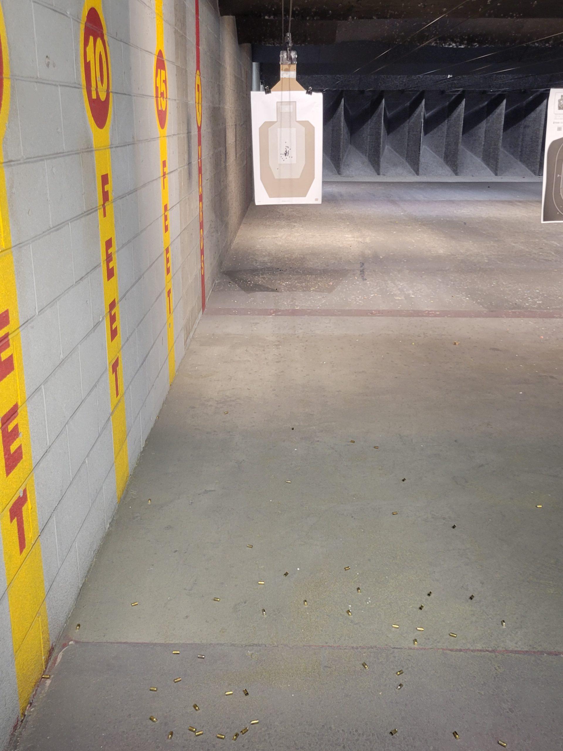 Testing was conducted in 5-shot group at 7 yards